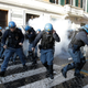 Illustration for article titled Dutch Soccer Hooligans Running Wild, Clashing With Riot Police In Rome